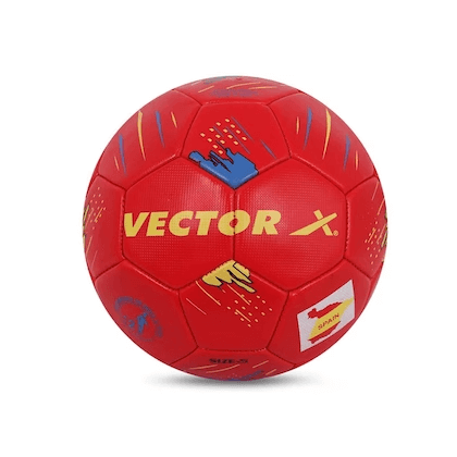 Vector X Spain Soccer Ball PVC Football For Training And Practice (Red) Size-5