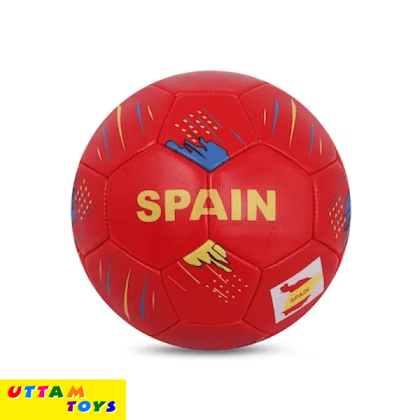 Vector X Spain Soccer Ball PVC Football For Training And Practice (Red) Size-5