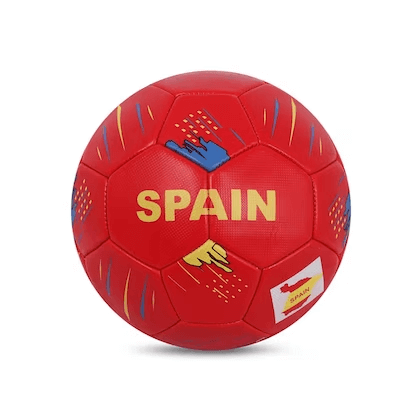 Vector X Spain Soccer Ball PVC Football For Training And Practice (Red) Size-5