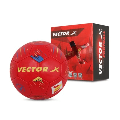 Vector X Spain Soccer Ball PVC Football For Training And Practice (Red) Size-5