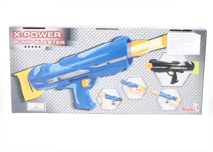 Simba Power Pump Blaster Guns & Darts (Blue)