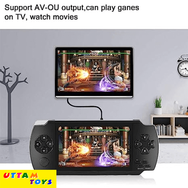 X6 Handheld 4.3-inch Game Console, Built-in More Than 10,000 Free Games, Support Photos can Play MP3 MP4 e-Books, Support TV Connection Display