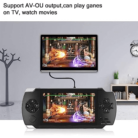 X6 Handheld 4.3-inch Game Console, Built-in More Than 10,000 Free Games, Support Photos can Play MP3 MP4 e-Books, Support TV Connection Display