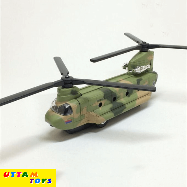 Uttam Toys 14CM Chinook US Rescue Transport Aircraft Helicopter