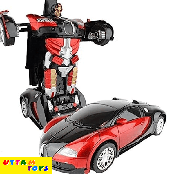 Uttam Toys Buggati Robot Car 2 in 1 Car Transforms