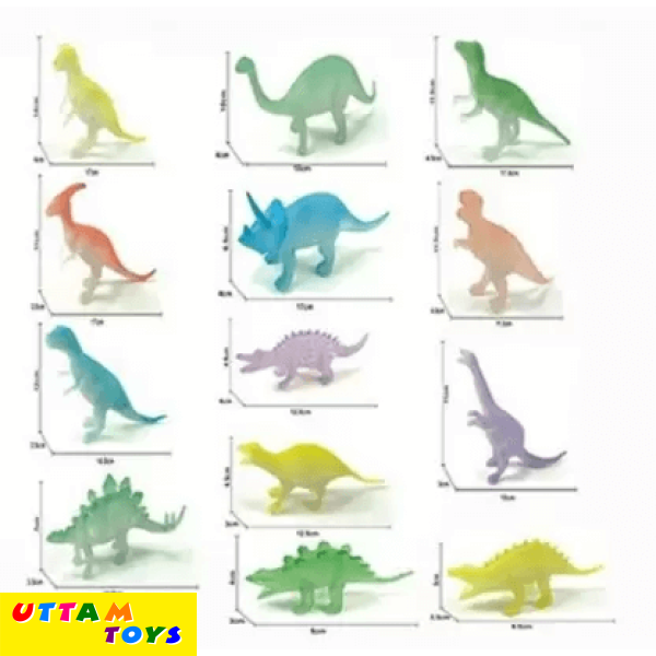 Mix Size Radium Dinosaur 13 Pcs Set