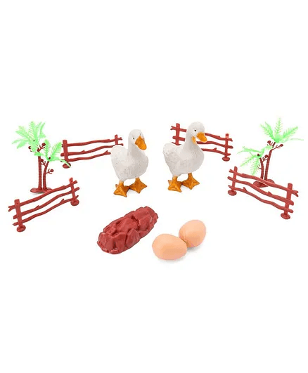 Farm Bird Life Set Pack of 6 - Multicolour