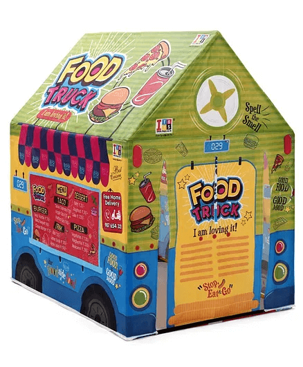 Play House Tent Food Truck Theme - Multicolor