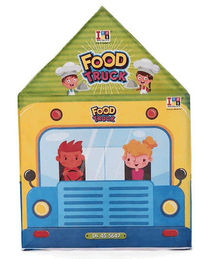 Play House Tent Food Truck Theme - Multicolor