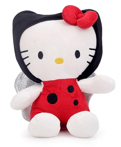 Uttam Toys Hello Kitty Lady Beetle Custome, White/Red (10-inch)