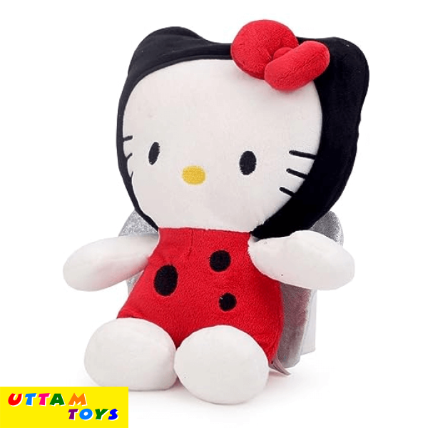 Uttam Toys Hello Kitty Lady Beetle Custome, White/Red (10-inch)