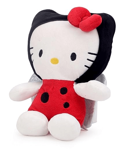 Uttam Toys Hello Kitty Lady Beetle Custome, White/Red (10-inch)