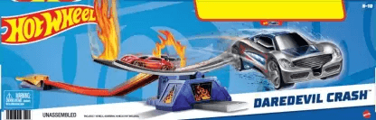 Hot Wheels Daredevil Crash Trackset (Multicolor)