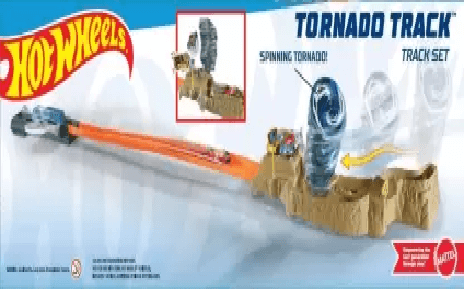 Hot Wheels Tornado Trackset (Multicolor)