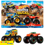 Hot Wheels Monster Trucks Demolition Doubles 1:64 Scale,2 Monster Trucks (Multicolor)