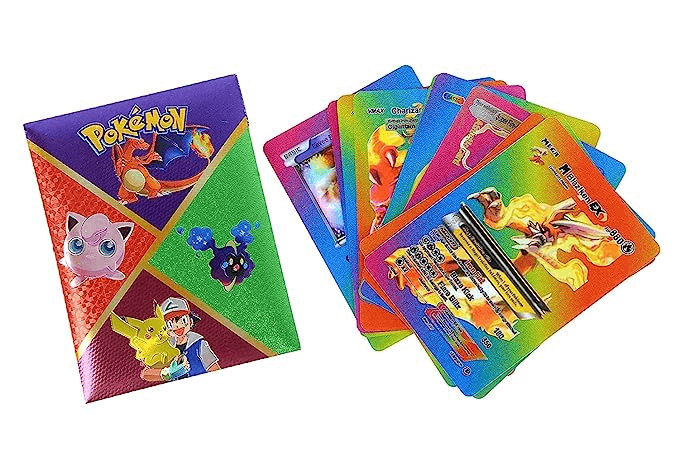 Uttam Toys Rainbow Foil Cards Pokermen Deck Box ( 1 Pcs - 10 Card)