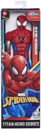 Hasbro Marvel Spider-Man Titan Hero Series Web Warriors Armoured Spider-Man (Multicolor)