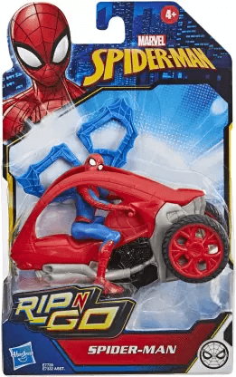 Hasbro Marvel Spider-Man Stunt Vehicle 6-Inch-Scale Super Hero Action Figure And Vehicle Toy