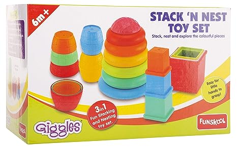 Funskool Giggles Stack N Nest Toy Set