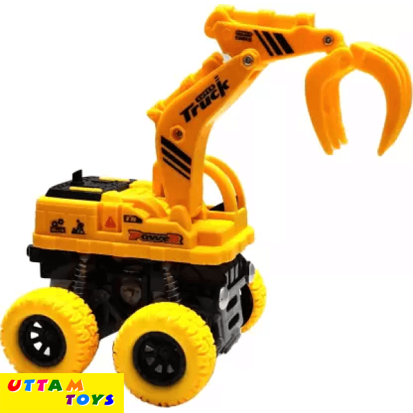 Toyzone Friction Powered Crane Toy- Yellow [+info]