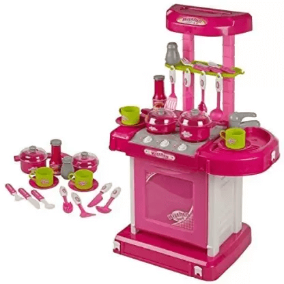 ToyBoy Kitchen Set With Plateform Light & Music