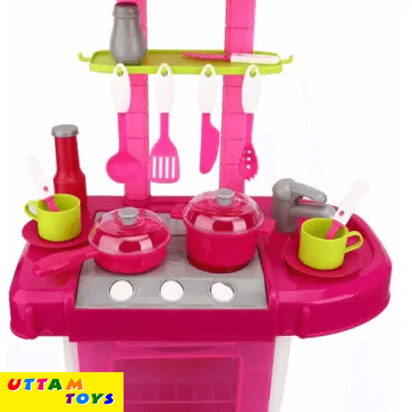 ToyBoy Kitchen Set With Plateform Light & Music