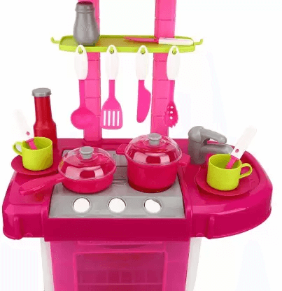 ToyBoy Kitchen Set With Plateform Light & Music