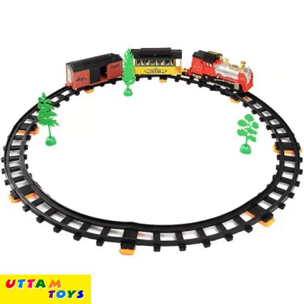 Train World Toy Train with Flash Lights and Music - 27 Piece Set