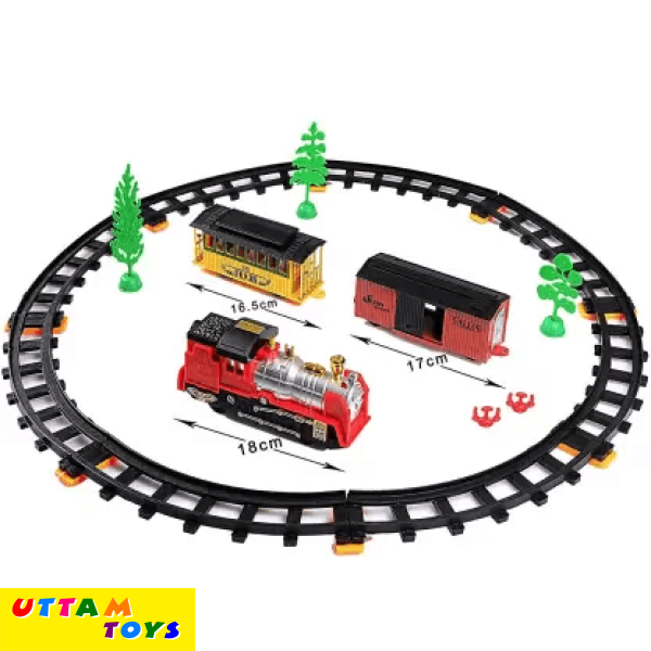 Train World Toy Train with Flash Lights and Music - 27 Piece Set