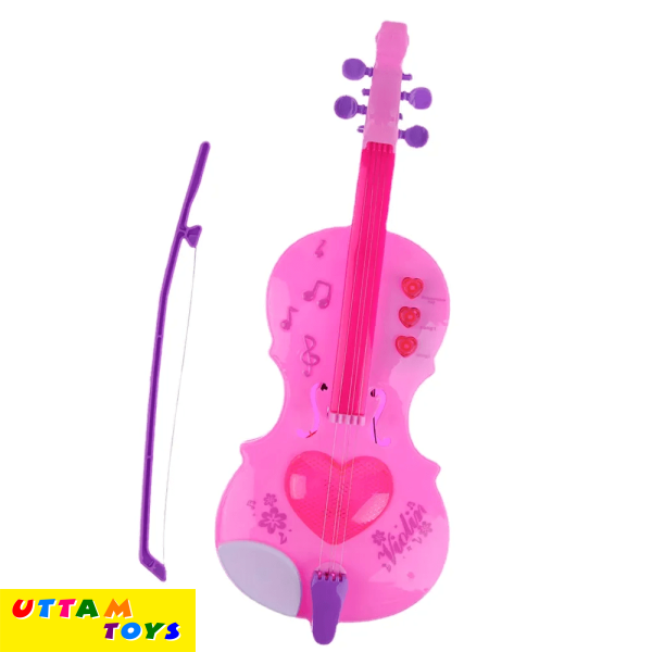 Uttam Toys Music Violin - Pink