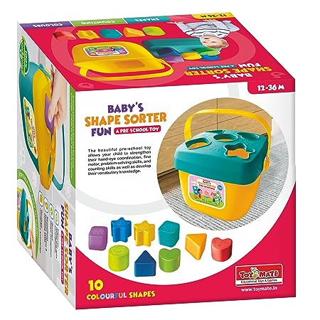 Toymate Baby’s Shape Sorter Fun for Kids Toddlers