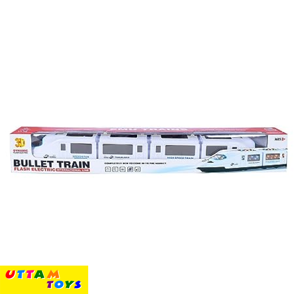 Uttam Toys 3D Dynamic Flash Electric Bullet Train