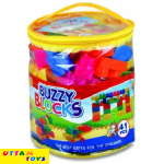 Uttam Toys Buzzy Blocks 41 Pcs interlocking Mega Blocks for Kids (Multicolor)