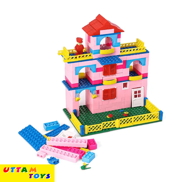 Peacock Smart Blocks Dream House Construction Set Multicolour - 360 Pieces