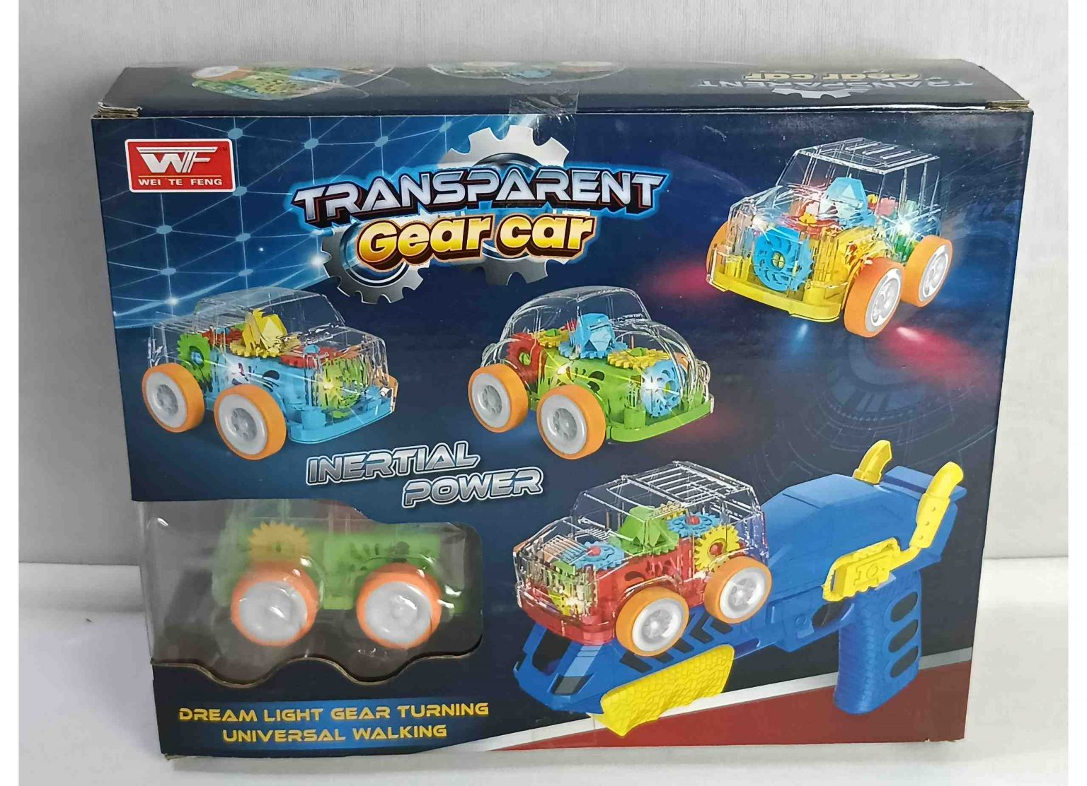 Transparent Gear Car Launcher Gun