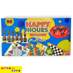 Ajanta Games Happy Hours 5 in 1 Classic games Party & Fun Games Board Game