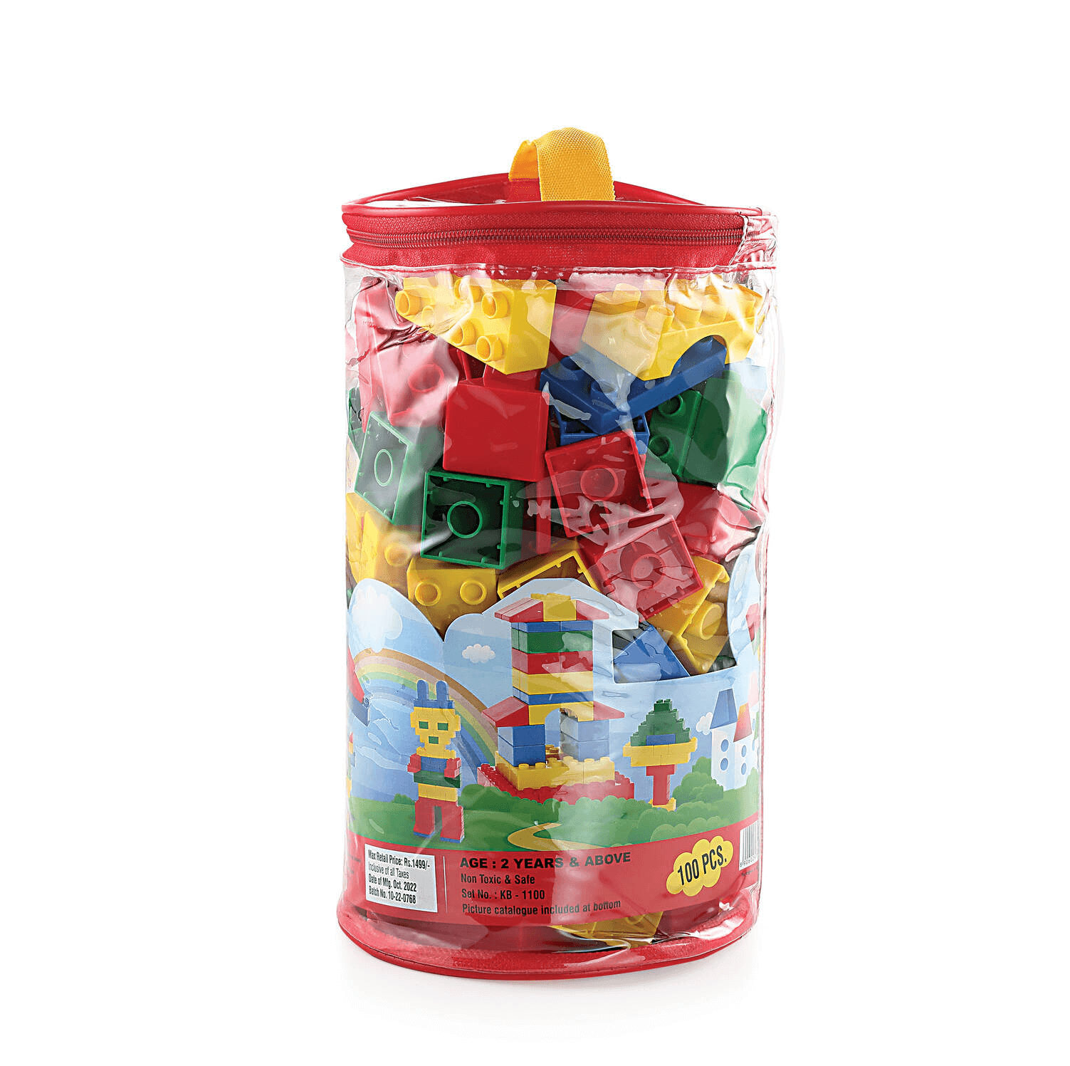 Peacock 100 Pcs Blocks (Multicolor)