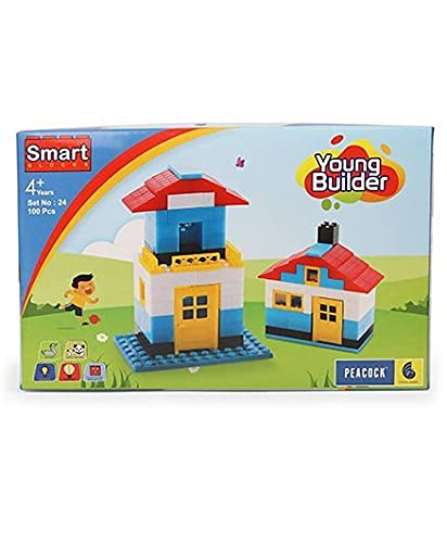 Peacock Smart Blocks Young Builder, Multicolor