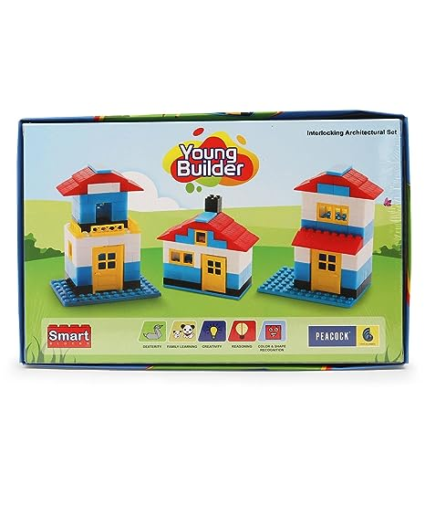 Peacock Smart Blocks Young Builder, Multicolor