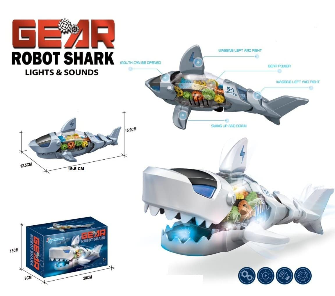 gear shark Musical toy