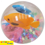 Uttam Toys Flashing Fish Glitter Ball For Kids