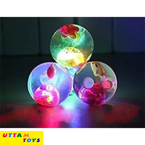 Uttam Toys Flashing Fish Glitter Ball For Kids