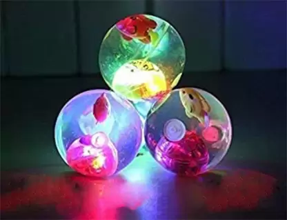 Uttam Toys Flashing Fish Glitter Ball For Kids