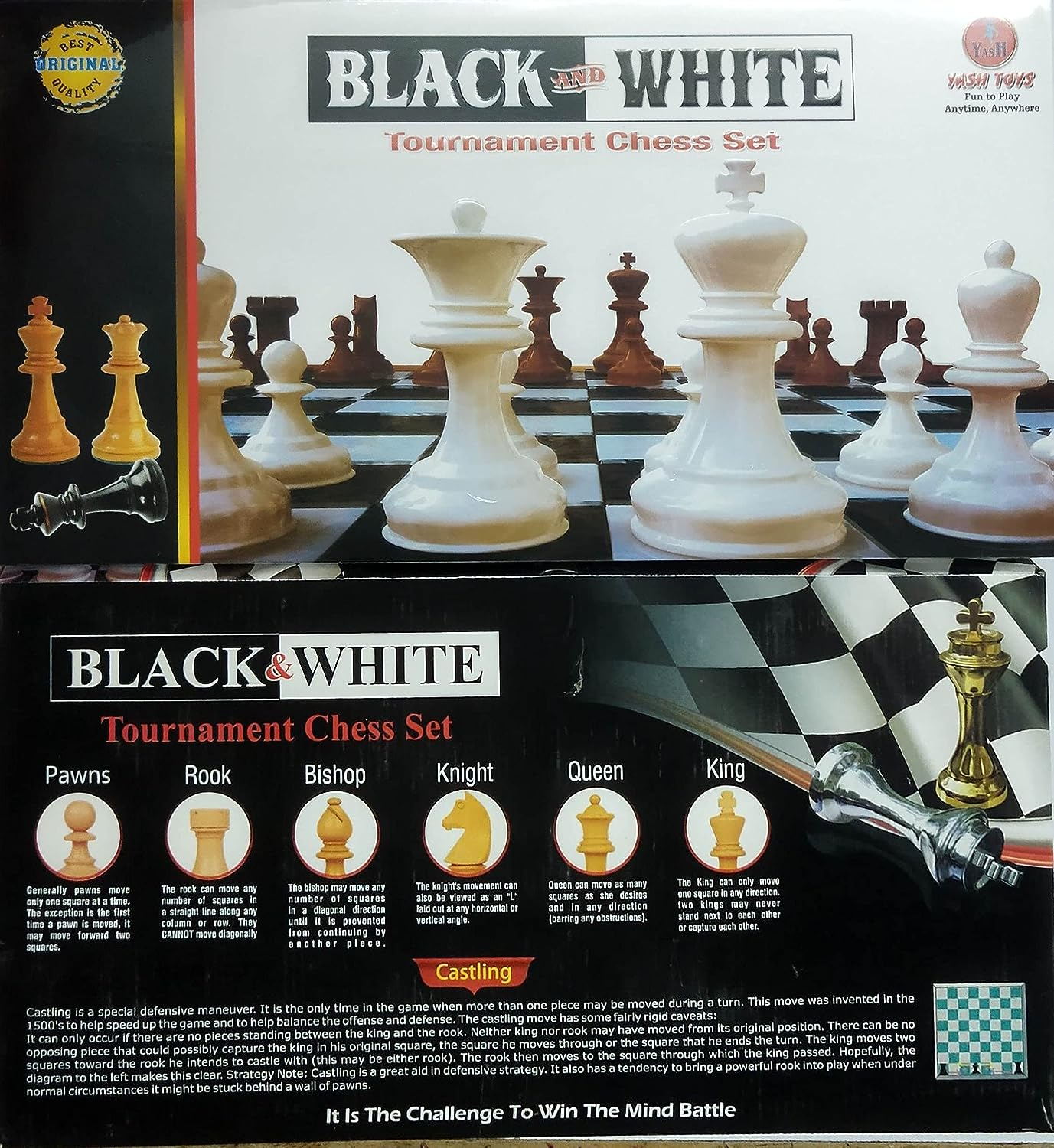 chess black & white