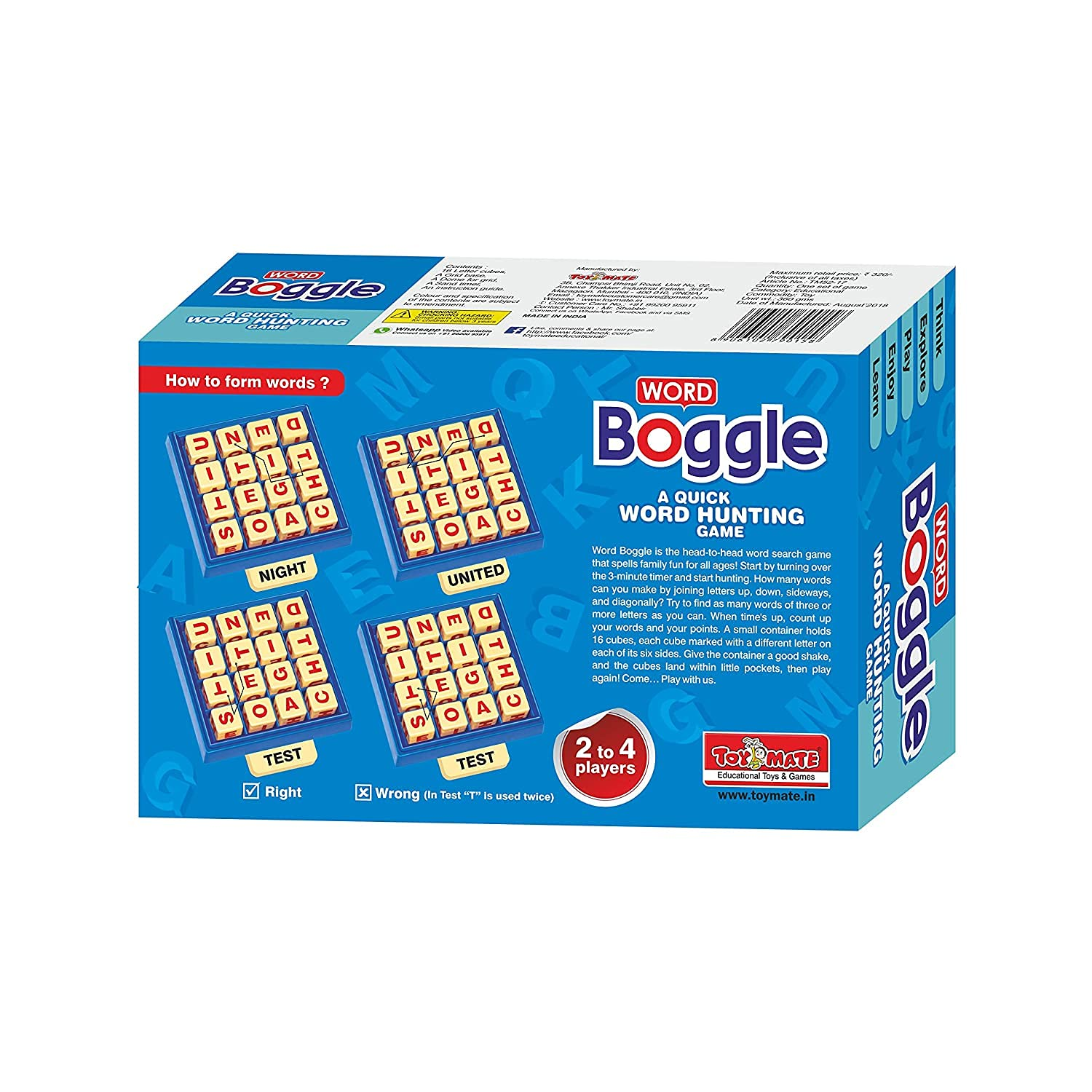 boggle word game