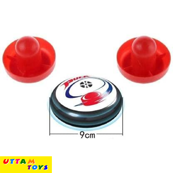 Air Hockey Air Power Disk Ball Shuttle Smooth Surface Table for Kids Accessories Board Game Gift Type (Battery Operated)