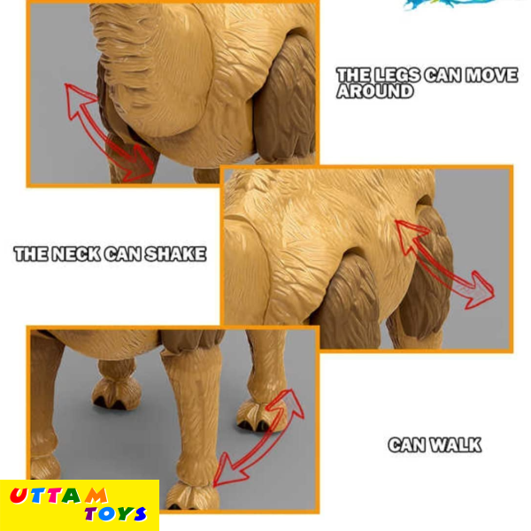 Sound Animal Toy Walking Animal with Battery Operated for You Kids (Multicolour) (Camel)