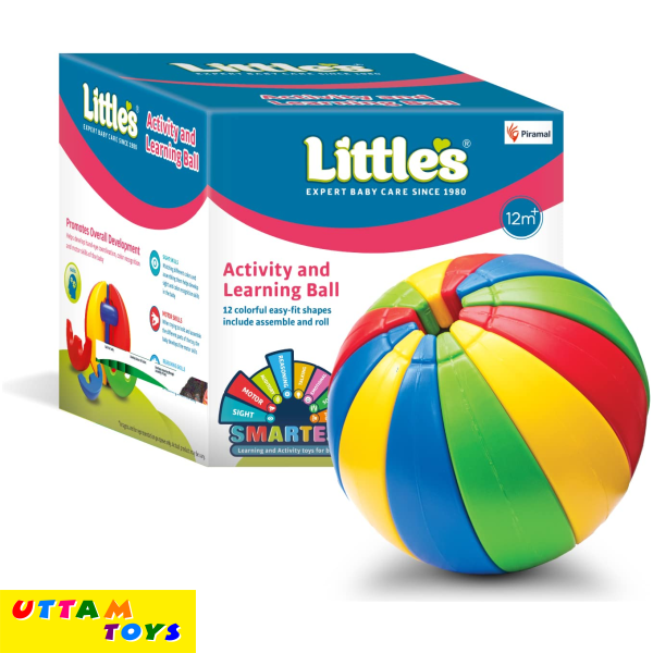 Little's Activity and Learning Ball I Learning Activity Toy I Multicolour I Infant And Preschool Toys