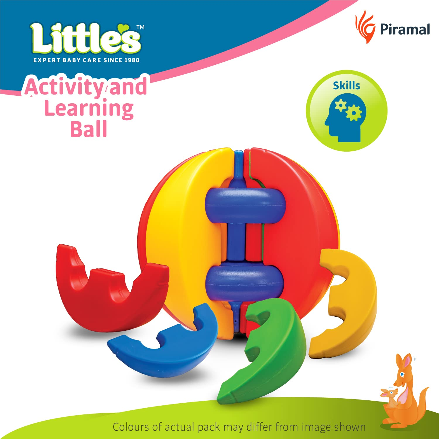 Little's Activity and Learning Ball I Learning Activity Toy I Multicolour I Infant And Preschool Toys