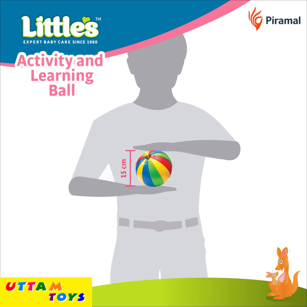 Little's Activity and Learning Ball I Learning Activity Toy I Multicolour I Infant And Preschool Toys